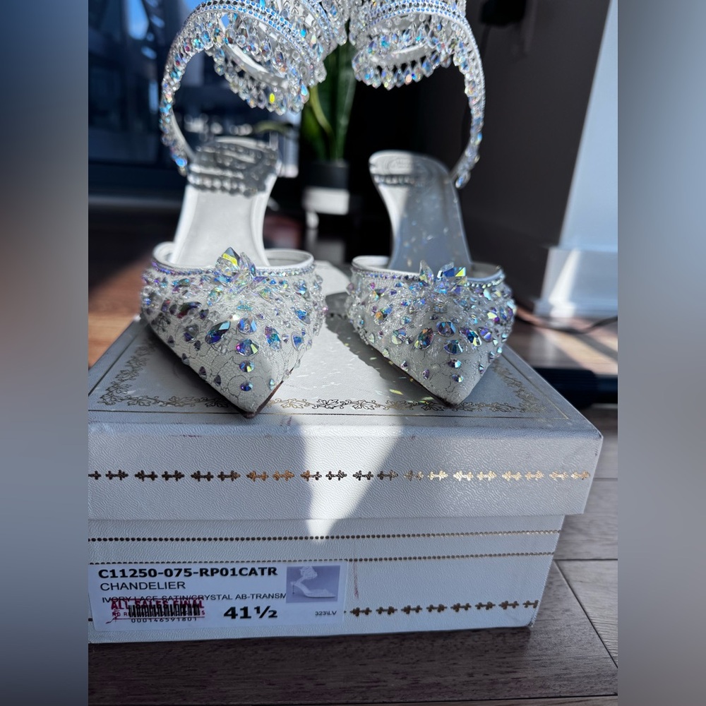 Rene Caovilla Cleo Chandelier Crystal Pumps - Picture 5 of 17